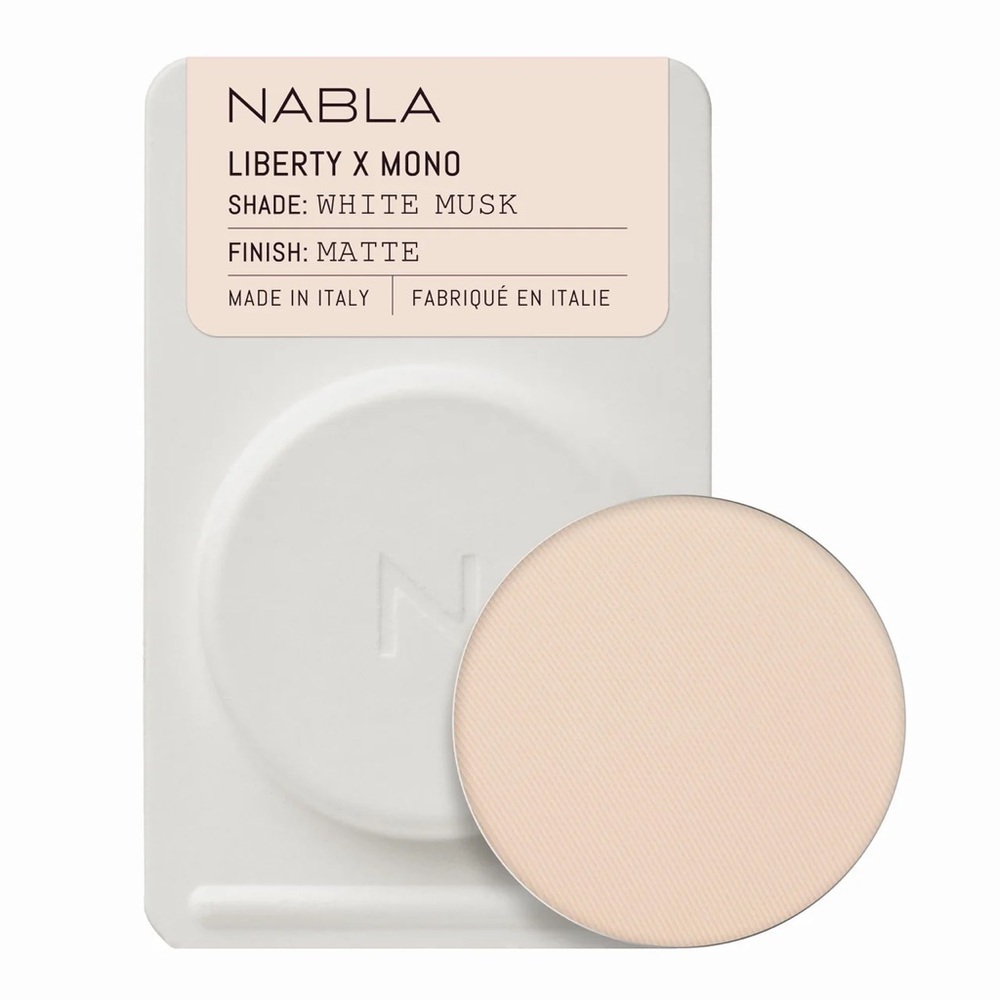 Nabla Cosmetics Liberty X Mono Matte Eyeshadow in White Musk